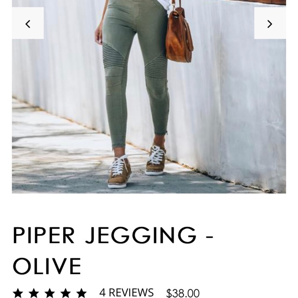 Vici Gray Piper jegging